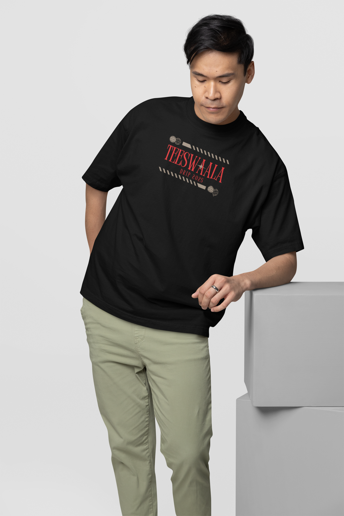 Urban Wears – Retro Street Style Black T-Shirt