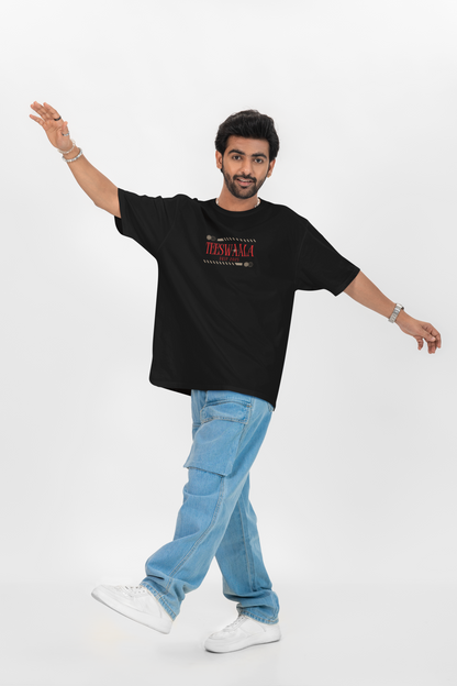 Urban Wears – Retro Street Style Black T-Shirt
